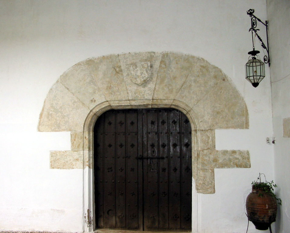 Interior Palacio de los castro, portada