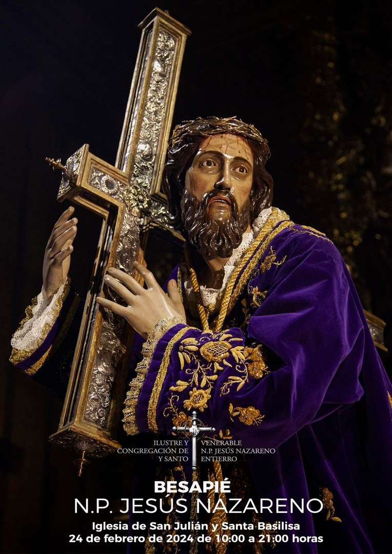 Semana Santa de Salamanca 2024 - Besapié N.P. Jesús Nazareno