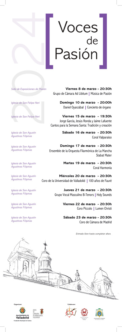 Semana Santa de Valladolid 2024 - Voces de Pasión
