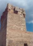 Cara Oeste de la torre y aljibe adosado de Sobradillo