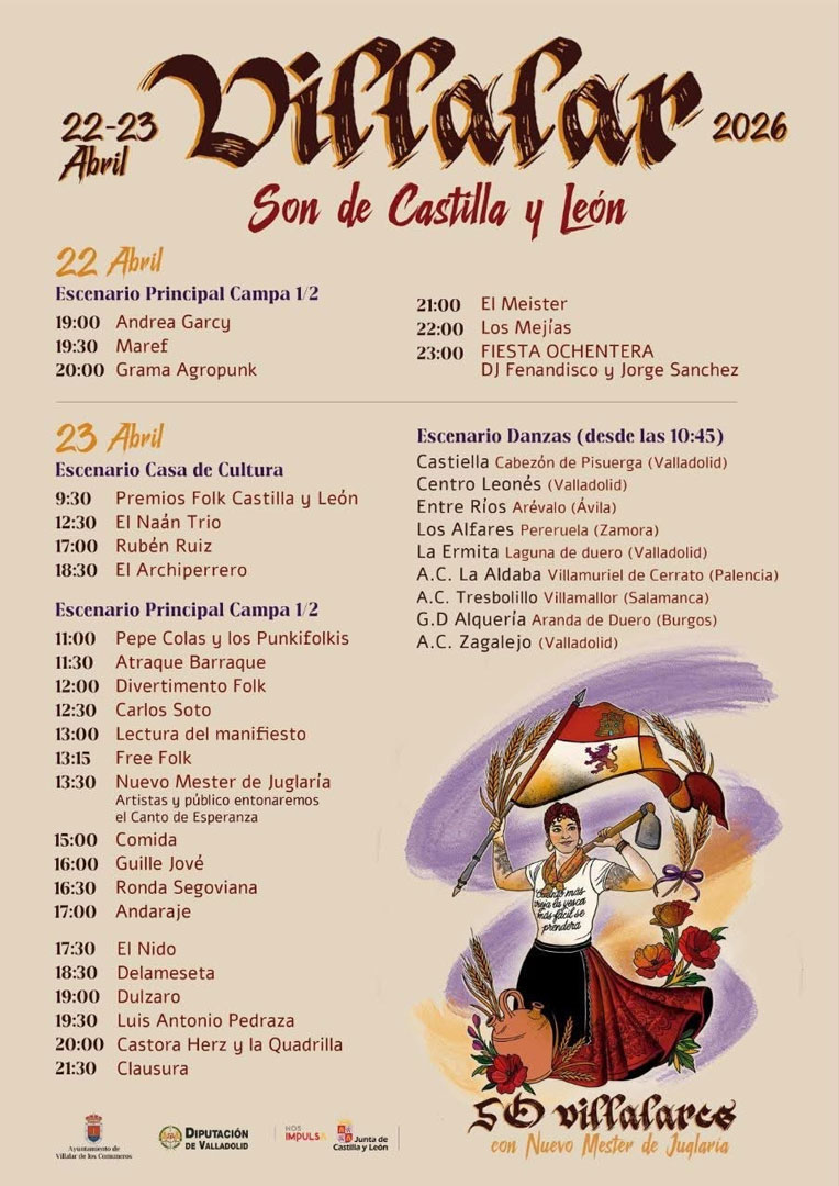 Día de Castilla y León - Cartel Villalar 2026