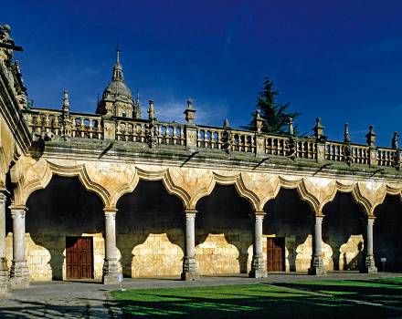 Patio de las Escuelas Menores de la Universidad de Salamanca