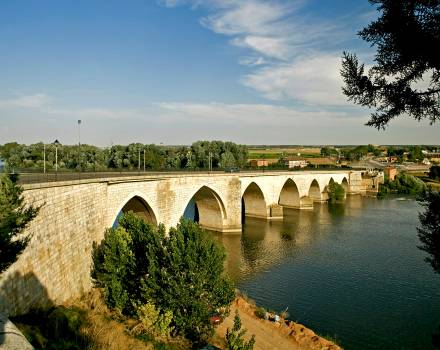 Puente sobre el Duero. Tordesillas (Valladolid)