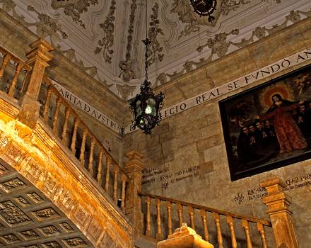 Escalera de la Universidad Pontificia de Salamanca