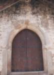 Portada Portal de la gallardía Norte, Iglesia parroquial de San Martín del Castañar
