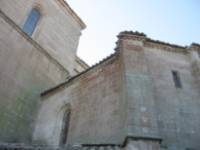 Cornisa pometeada exterior sacristía Iglesia parroquial de Santa María la Mayor