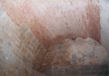 Interior del aljibe después de la restauración, detalle bóveda