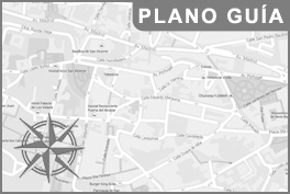 Plano guía de Burgos