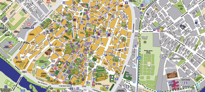 Plano guía de Salamanca
