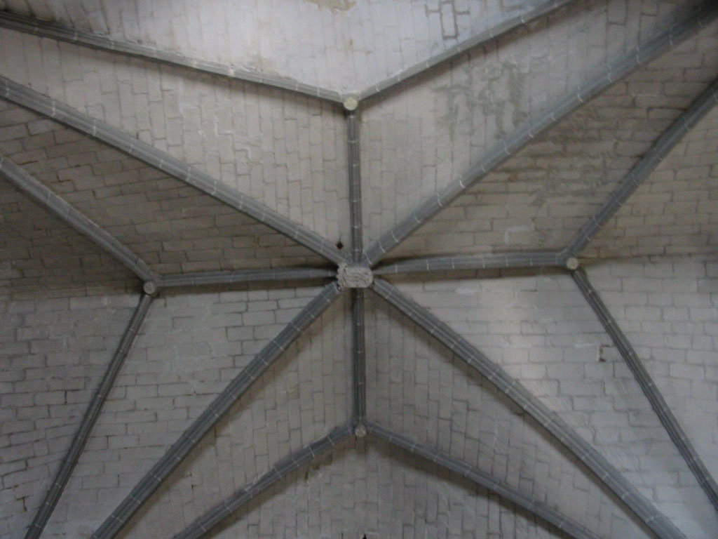 Bóveda primer tramo nave Iglesia parroquial de Santa María la Mayor