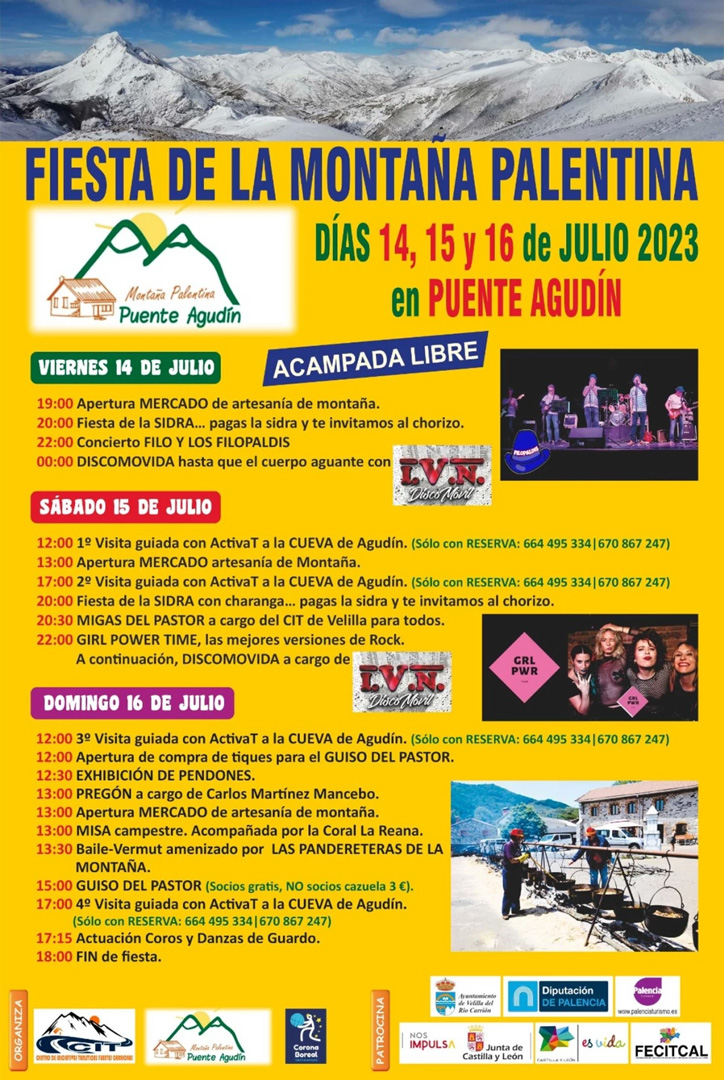 Fiesta de la Montaña Palentina - Cartel 2023