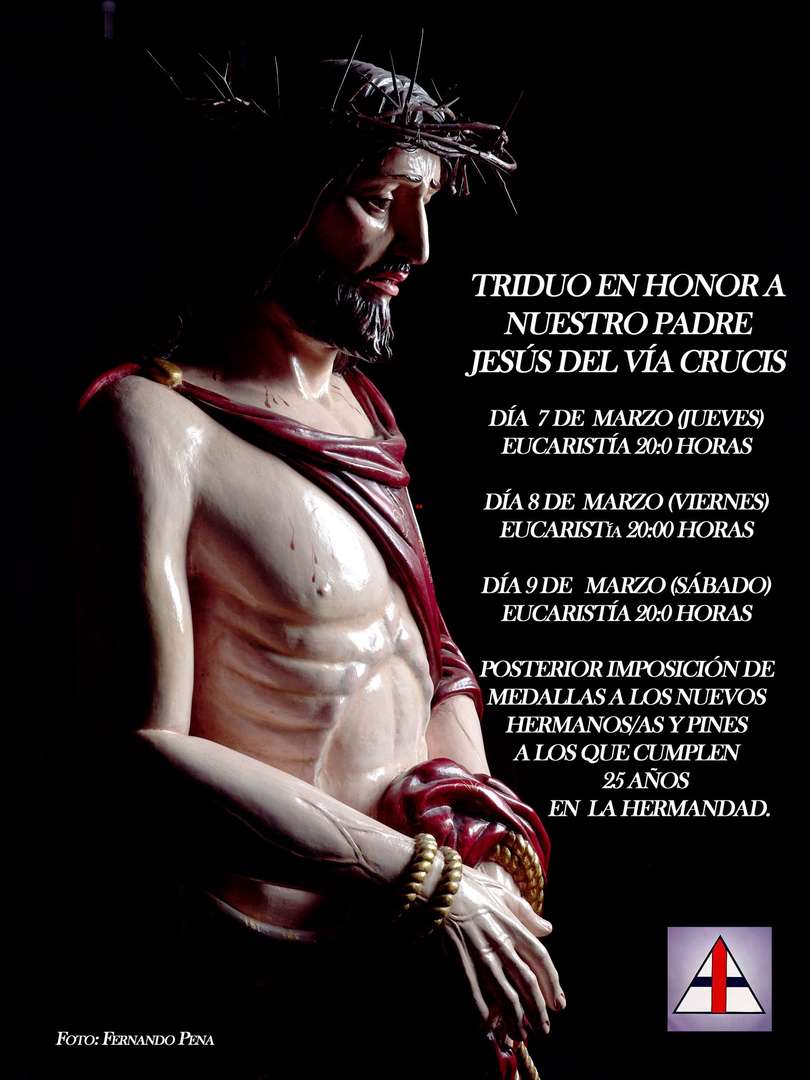 Semana Santa de Salamanca 2024 - Triduo en honor a N.P. Jesús del Vía Crucis