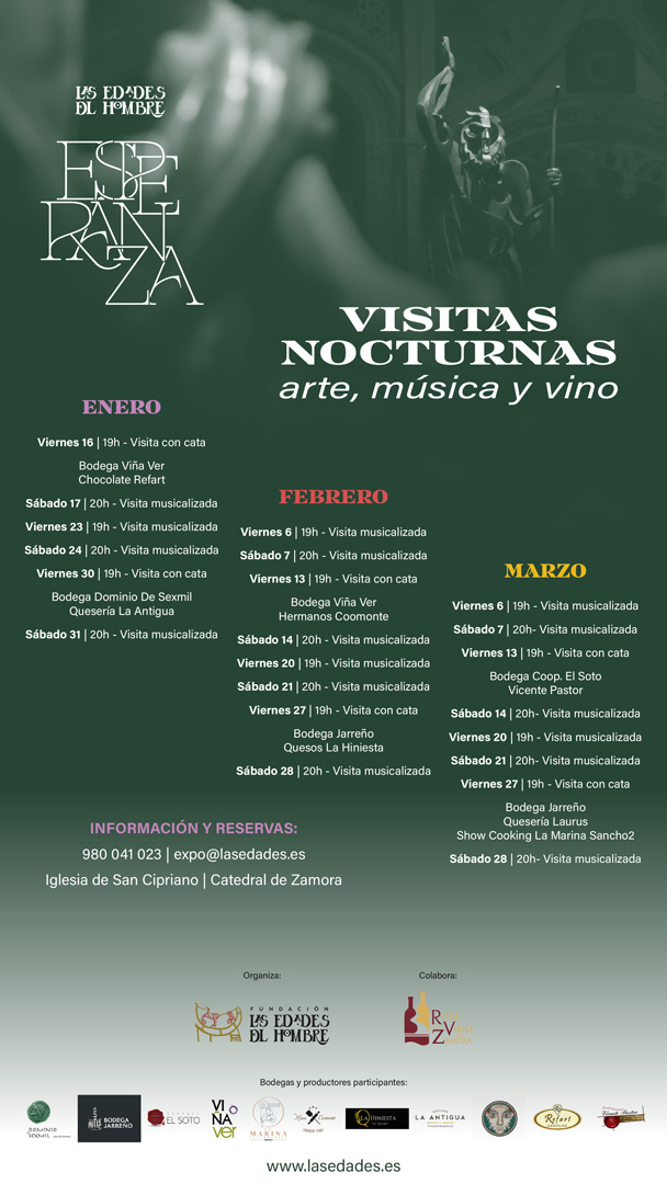Visitas Nocturnas. Arte, Música y Vino